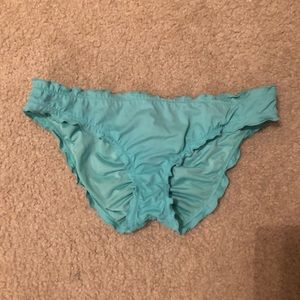 VS Pink ruched bikini bottoms